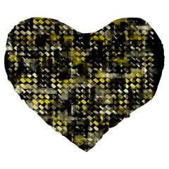 Bricks Cubes Large 19  Premium Heart Shape Cushions by Sparkle