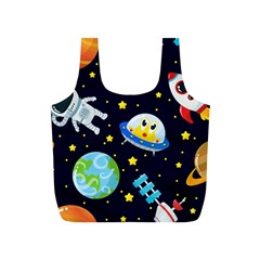 Space Seamless Pattern Full Print Recycle Bag (s) by Vaneshart