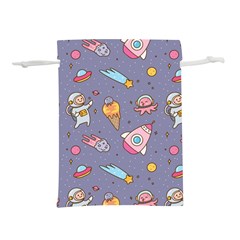 Outer Space Seamless Background Lightweight Drawstring Pouch (m) by Vaneshart