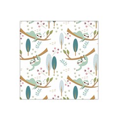 Pattern Sloth Woodland Satin Bandana Scarf by Vaneshart