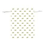 Ant Sketchy Comic Style Motif Pattern Lightweight Drawstring Pouch (L) Back