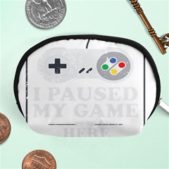 Ipaused2 Accessory Pouch (medium) by ChezDeesTees