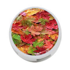 Spring Leafs 4-port Usb Hub (one Side) by Sparkle