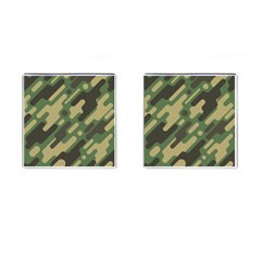 Camouflage-pattern-background Cufflinks (square) by Vaneshart