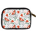 Seamless-vector-pattern-with-watermelons-mint Digital Camera Leather Case Back