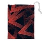 Stippled seamless pattern abstract Drawstring Pouch (5XL) Front