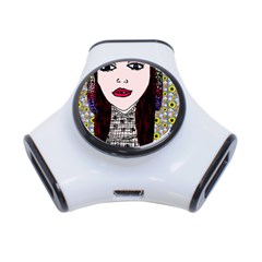 Chris Wall 3-port Usb Hub by snowwhitegirl