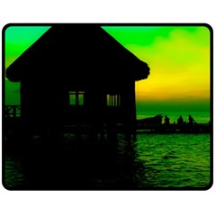 Ocean Dreaming Fleece Blanket (medium)  by essentialimage