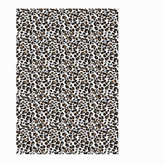 Leopard Spots Pattern, Geometric Dots, Animal Fur Print Large Garden Flag (two Sides) by Casemiro