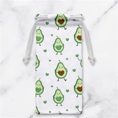 Cute Seamless Pattern With Avocado Lovers Jewelry Bag by BangZart