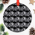 Mountain Bike - Mtb - Hardtail And Dirt Jump 2 Round Ornament (Two Sides) Back