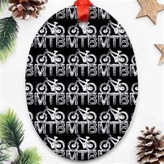 Mountain Bike - Mtb - Hardtail And Dirt Jump 2 Oval Ornament (two Sides) by DinzDas