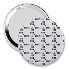 White And Nerdy - Computer Nerds And Geeks 3  Handbag Mirrors by DinzDas