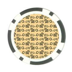 Inka Cultur Animal - Animals And Occult Religion Poker Chip Card Guard by DinzDas