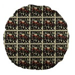 Bmx And Street Style - Urban Cycling Culture Large 18  Premium Flano Round Cushions Front