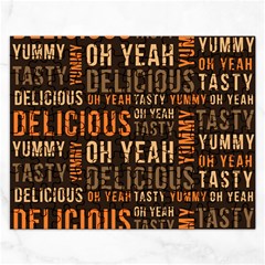 When Food Is Love Rectangular Jigsaw Puzzl by designsbymallika