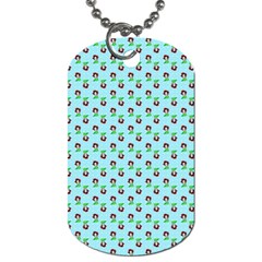 Headphones Girl Aqua Dog Tag (two Sides) by snowwhitegirl