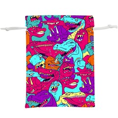 Dinos  Lightweight Drawstring Pouch (xl) by Sobalvarro
