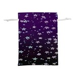 Stars Lightweight Drawstring Pouch (S) Back