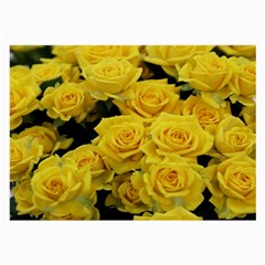 Yellow Roses Large Glasses Cloth (2 Sides) by Sparkle