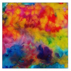 Colorful Watercolors Texture                                                    Satin Scarf by LalyLauraFLM