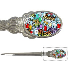 Graffiti Characters Seamless Pattern Letter Opener by Amaryn4rt