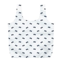 Vintage Car Motif Prin Pattern 2001 Full Print Recycle Bag (l) by dflcprintsclothing