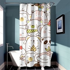 Cute-baby-animals-seamless-pattern Shower Curtain 36  X 72  (stall)  by Sobalvarro