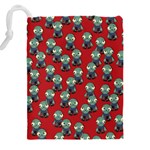 Zombie Virus Drawstring Pouch (5XL) Back