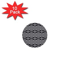 Optical Illusion 1  Mini Buttons (10 Pack)  by Sparkle
