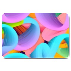 3d Color Swings Large Doormat  by Sparkle