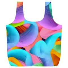 3d Color Swings Full Print Recycle Bag (xxxl) by Sparkle
