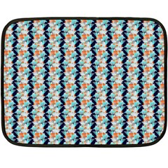 Geometry Colors Double Sided Fleece Blanket (mini)  by Sparkle