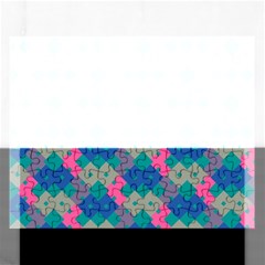 Geo Puzzle Rectangular Jigsaw Puzzl by tmsartbazaar
