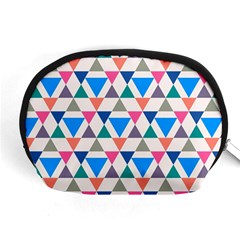 Multicolor Triangle Accessory Pouch (medium) by tmsartbazaar
