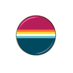70s Vintage Stripes Hat Clip Ball Marker (10 Pack) by tmsartbazaar
