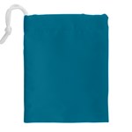 Mosaic Blue Pantone Solid Color Drawstring Pouch (5XL) Back