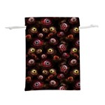 Zombie Eyes Pattern Lightweight Drawstring Pouch (S) Back