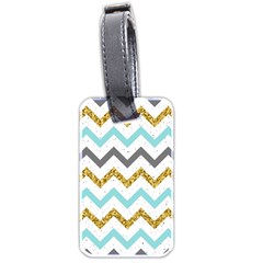Chevron  Luggage Tag (two Sides) by Sobalvarro