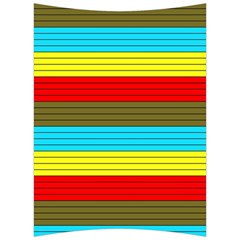 Multicolor With Black Lines Back Support Cushion by tmsartbazaar
