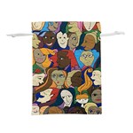 Sisters2020 Lightweight Drawstring Pouch (M) Front