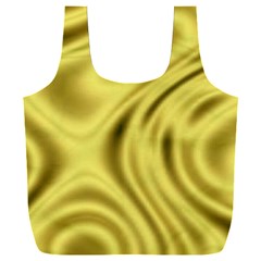 Golden Wave Full Print Recycle Bag (xxl) by Sabelacarlos