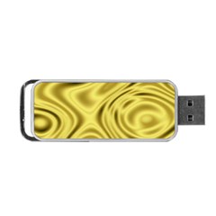 Golden Wave Portable Usb Flash (two Sides) by Sabelacarlos