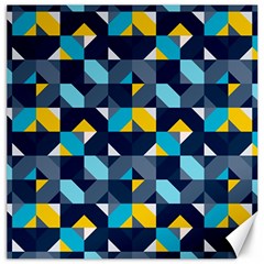 Geometric Hypnotic Shapes Canvas 20  X 20  by tmsartbazaar