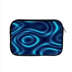Blue Wavy Apple Macbook Pro 15  Zipper Case by Sabelacarlos