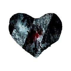 Flamelet Standard 16  Premium Flano Heart Shape Cushions by Sparkle