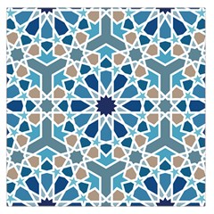 Arabic Geometric Design Pattern  Large Satin Scarf (square) by LoolyElzayat