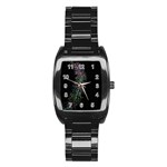 Galaxy Space Stainless Steel Barrel Watch Front