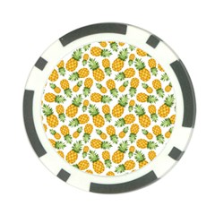 Pineapples Poker Chip Card Guard by goljakoff