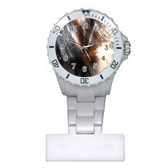Digital Geometry Plastic Nurses Watch by Sparkle